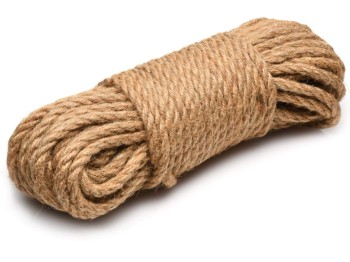 Master Series Jute-Bondageseil gedreht 15 Meter