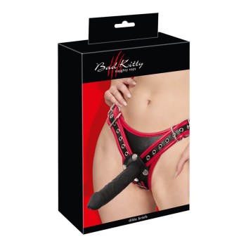 Bad Kitty Strap-on-String inklusive 3 Dildos