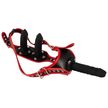 Bad Kitty Strap-on-String inklusive 3 Dildos