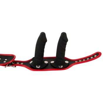 Bad Kitty Strap-on-String inklusive 3 Dildos