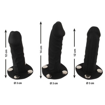 Bad Kitty Strap-on-String inklusive 3 Dildos