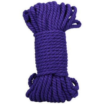 Premium Shibari Bondage-Seil aus Hanf Violett 15m