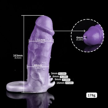 Monster Penishülle - Purple Cock