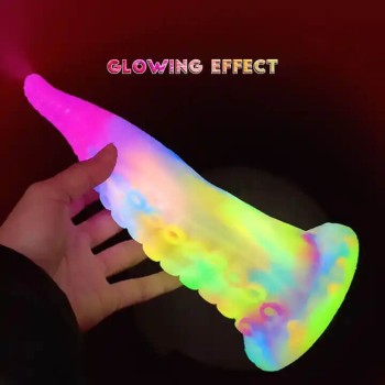 Monster Tentakel-Dildo - Glow in the Dark