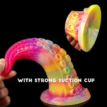 Monster Tentakel-Dildo - Glow in the Dark