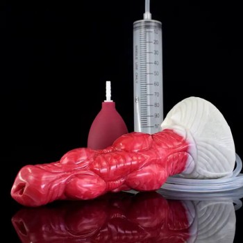 Monster Spritz-Dildo Venomous mit 4 Hoden