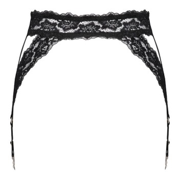 Cottelli Lingerie Spitzen-Strapsgurt mit Glitzerherz-Schließe