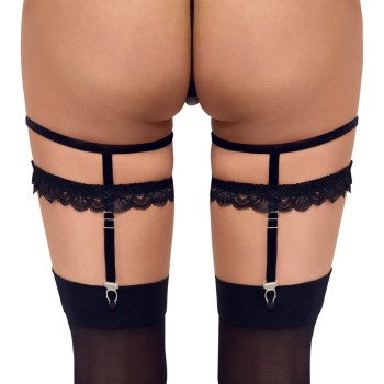 Cottelli Lingerie Doppel-Strumpfband Gr. L/XL