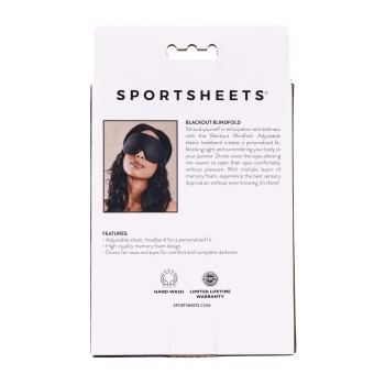 Sportsheets Blackout Augenbinde schwarz