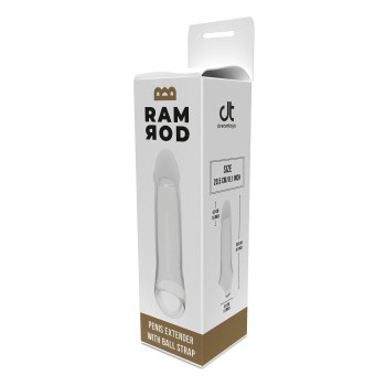 Ramrod Penishülle mit Hodenring 20,5 cm