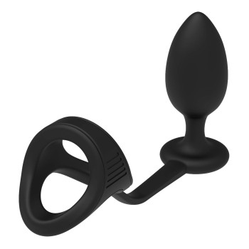 Dreamtoys Ramrod Silikon Cockstrap mit Analplug