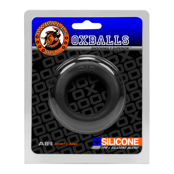 Oxballs Air - Airflow Vented Cockring Black Ice