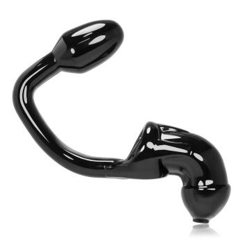 Oxballs Tailpipe - Chastity Cocklock mit Buttplug Black