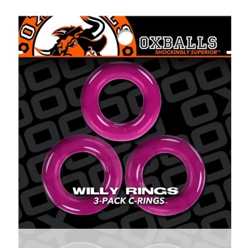 Oxballs Willy Rings - Cockring 3er Pack Pink