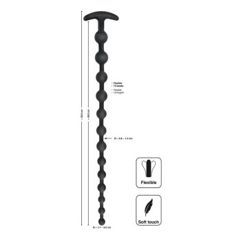 Black Velvets Analkugelkette Anal beads