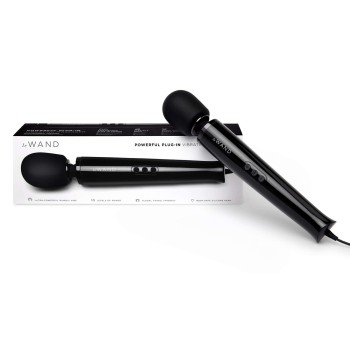 Le Wand - Powerful Plug-In Vibrating Massager Schwarz