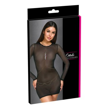 Cottelli Accessoires Körperkette mit Hologramm-Pailletten
