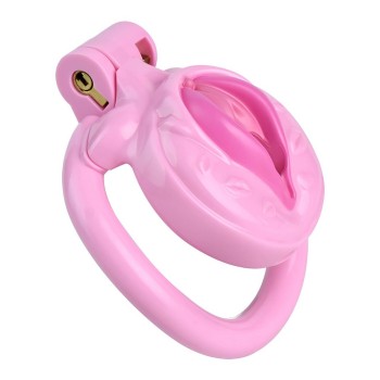 Sissy Cage Pink - Der ultimative Peniskäfig inkl. 4 Ringe