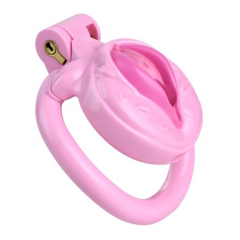 Sissy Cage Pink - Der ultimative Peniskäfig inkl. 4 Ringe