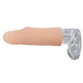 Nature Skin Penishülle mit 3-cm-Verlängerung