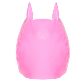 Black Level halbe Lack-Kopfmaske in Pink