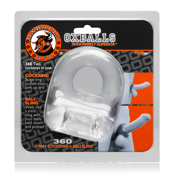 Oxballs 360 - Cockring und Cocksling Clear