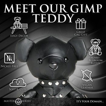 Gimp Bear - BDSM Teddy Bär - Schwarz