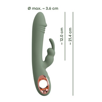 You2Toys Dualvibrator Slim Rabbit Olive
