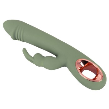 You2Toys Dualvibrator Slim Rabbit Olive