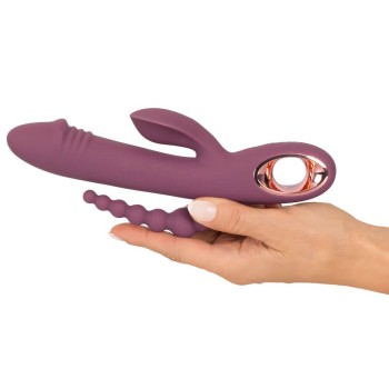 You2Toys Triple-Vibrator Slim Triple Plum