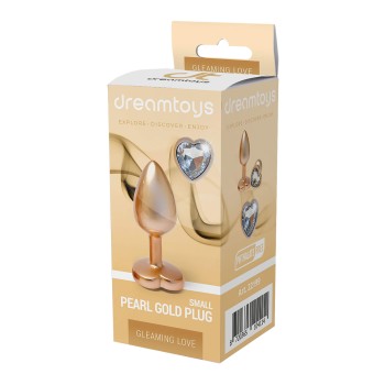 Dreamtoys Gleaming Love Pearl Plug gold small