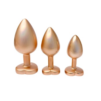 Dreamtoys Gleaming Love Pearl Plug Set gold