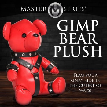 Gimp Bear - BDSM Teddy Bär - Rot