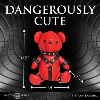 Gimp Bear - BDSM Teddy Bär - Rot