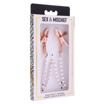 Sportsheets Peaches ‘n CreaMe Pearl Nippelklemmen
