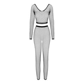 Fantasy by Cottelli Collection Netz-Zweiteiler mit Top & Leggings
