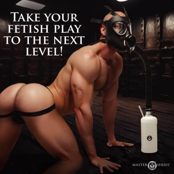Master Series Gasmaske mit Inhalator-Flasche