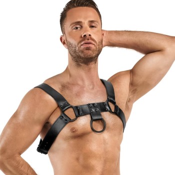 Bedroom Fantasies Bruno Bondage Brust-Harness Schwarz