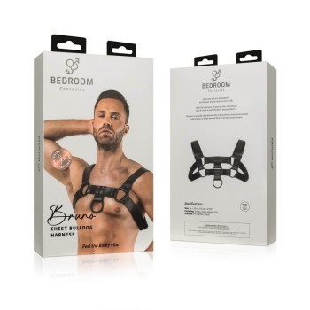 Bedroom Fantasies Bruno Bondage Brust-Harness Schwarz