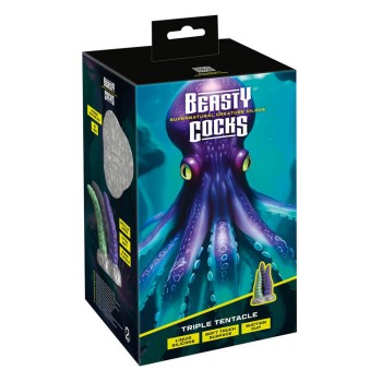 You2Toys Beasty Cocks Triple Tentacle Dildo