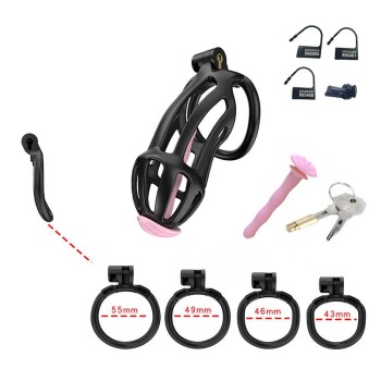 CellMate - Centurion Chastity Cage Black Size 4