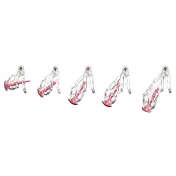 CellMate - Guardian Chastity Cage Clear Size 4