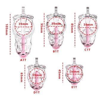 CellMate - Guardian Chastity Cage Clear Size 0