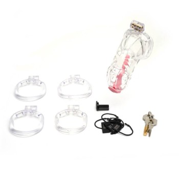 CellMate - Guardian Chastity Cage Clear Size 3