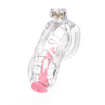 CellMate - Guardian Chastity Cage Clear Size 4