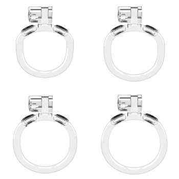 CellMate - Guardian Chastity Cage Clear Size 4