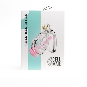 CellMate - Guardian Chastity Cage Clear Size 1