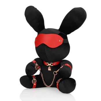 Bondage Bunny Velvet - BDSM Kuscheltier Schwarz
