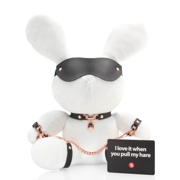 Bondage Bunny Velvet - BDSM Kuscheltier Weiß