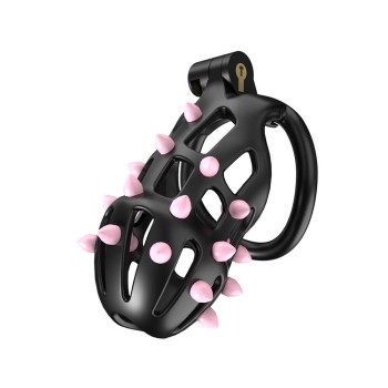 CellMate - FlexiSpike Chastity Cage Black Size 2